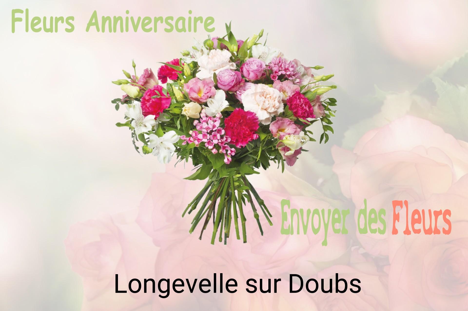 Bouquet de fleurs d’anniversaire livré à Longevelle-sur-Doubs