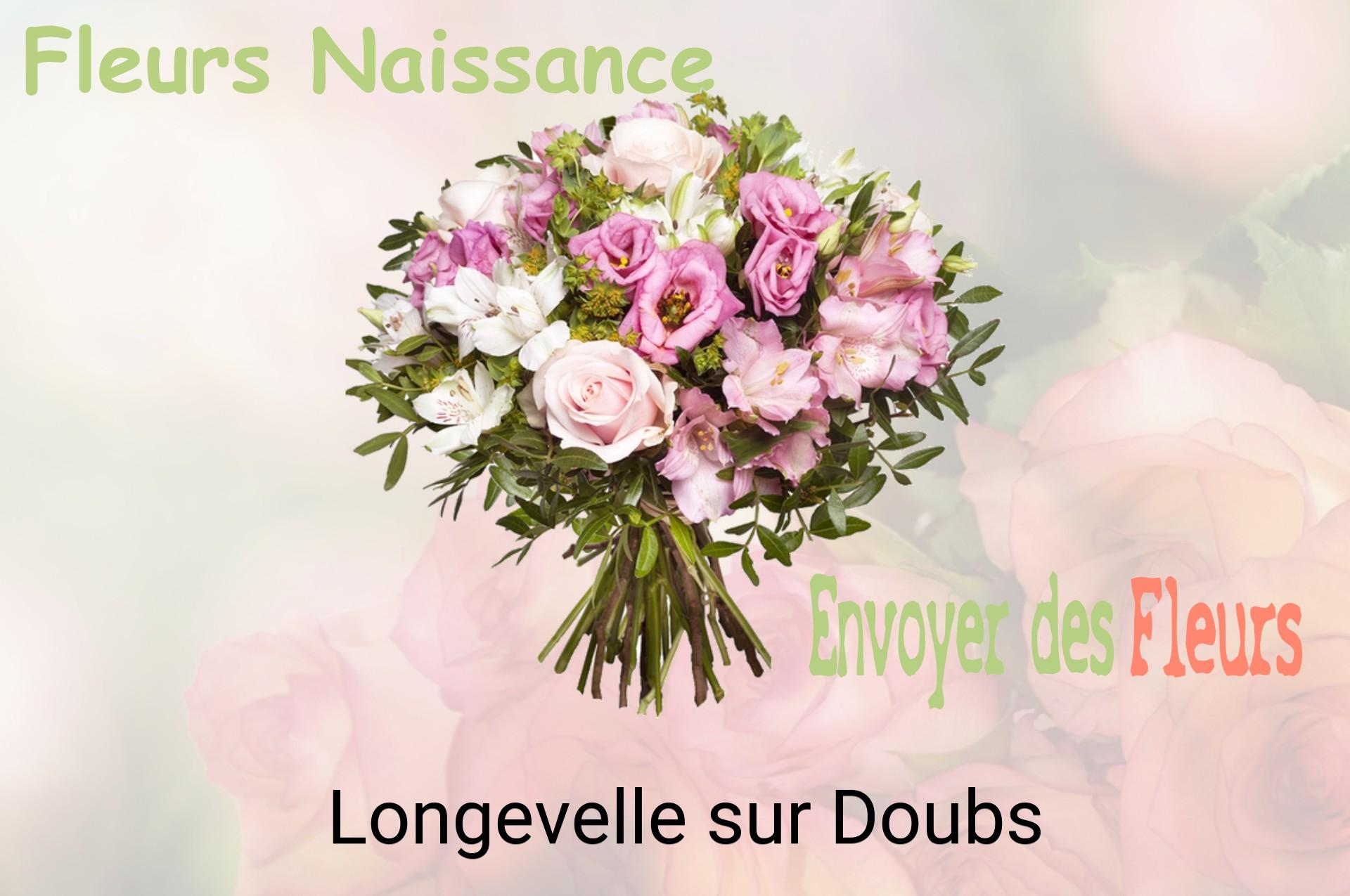 Bouquet de fleurs de naissance livré à Longevelle-sur-Doubs