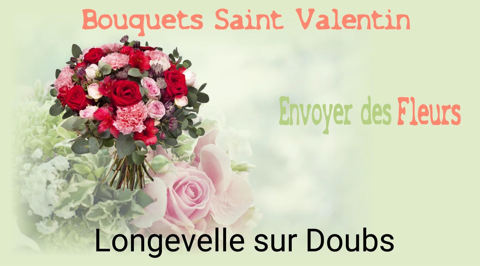 Roses de Saint-Valentin livrées à Longevelle-sur-Doubs